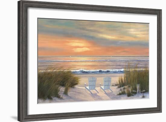 Paradise Sunset-Diane Romanello-Framed Art Print