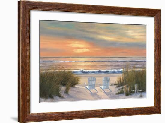 Paradise Sunset-Diane Romanello-Framed Art Print