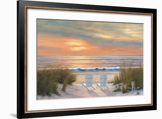 Paradise Sunset-Diane Romanello-Framed Art Print