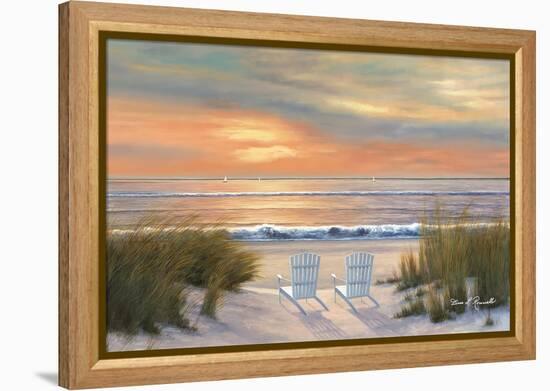 Paradise Sunset-Diane Romanello-Framed Stretched Canvas