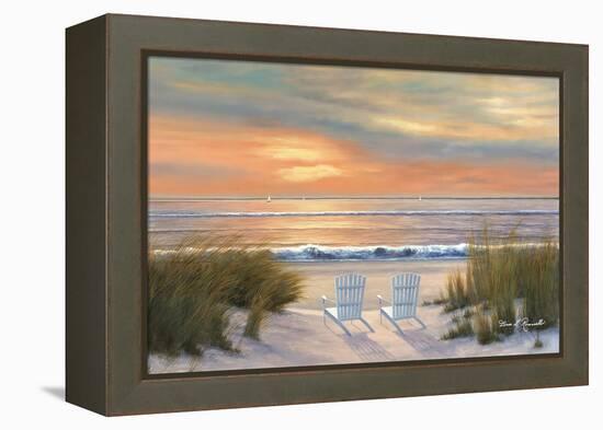 Paradise Sunset-Diane Romanello-Framed Stretched Canvas