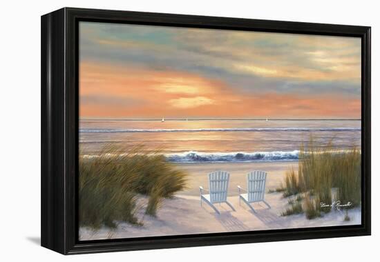 Paradise Sunset-Diane Romanello-Framed Stretched Canvas