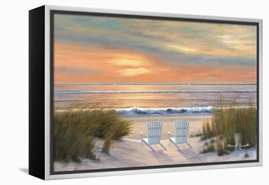 Paradise Sunset-Diane Romanello-Framed Stretched Canvas