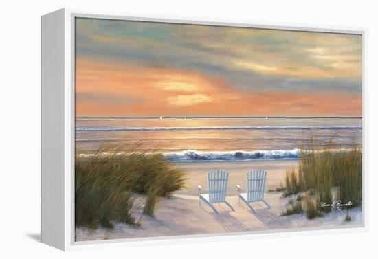 Paradise Sunset-Diane Romanello-Framed Stretched Canvas
