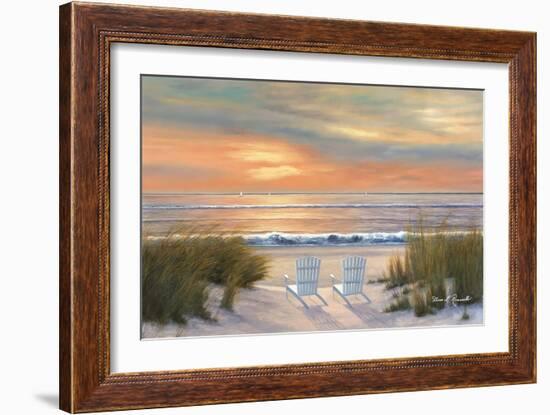 Paradise Sunset-Diane Romanello-Framed Art Print