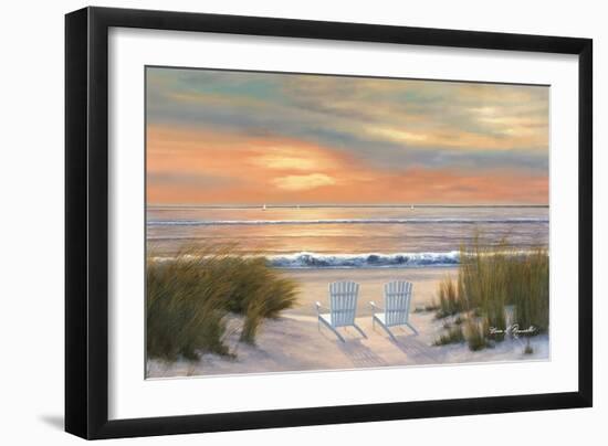 Paradise Sunset-Diane Romanello-Framed Art Print