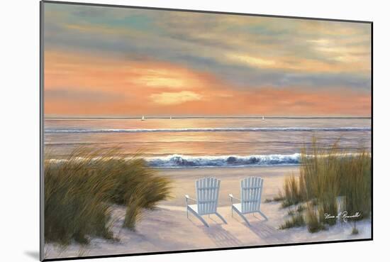 Paradise Sunset-Diane Romanello-Mounted Art Print