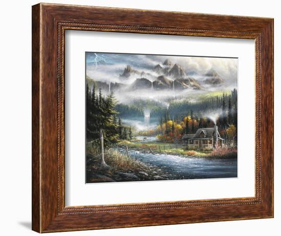 Paradise Valley-Chuck Black-Framed Giclee Print