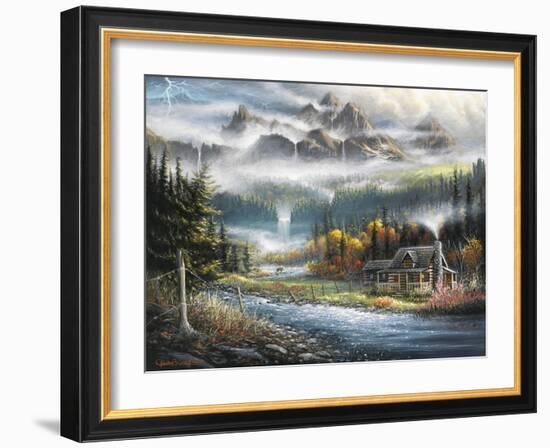 Paradise Valley-Chuck Black-Framed Giclee Print