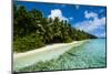 Paradise White Sand Beach in Turquoise Water on Ant Atoll, Pohnpei, Micronesia, Pacific-Michael Runkel-Mounted Photographic Print