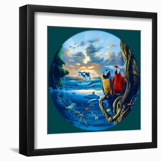 Paradise-Jim Warren-Framed Art Print