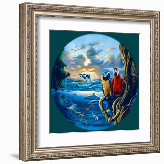 Paradise-Jim Warren-Framed Art Print