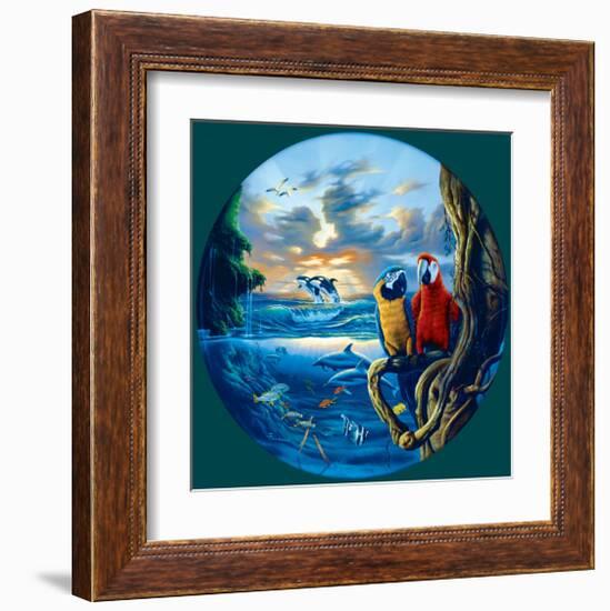 Paradise-Jim Warren-Framed Art Print