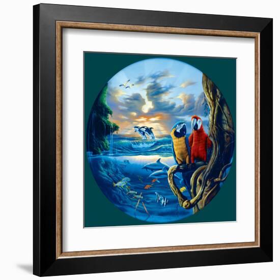 Paradise-Jim Warren-Framed Art Print