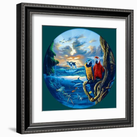 Paradise-Jim Warren-Framed Art Print