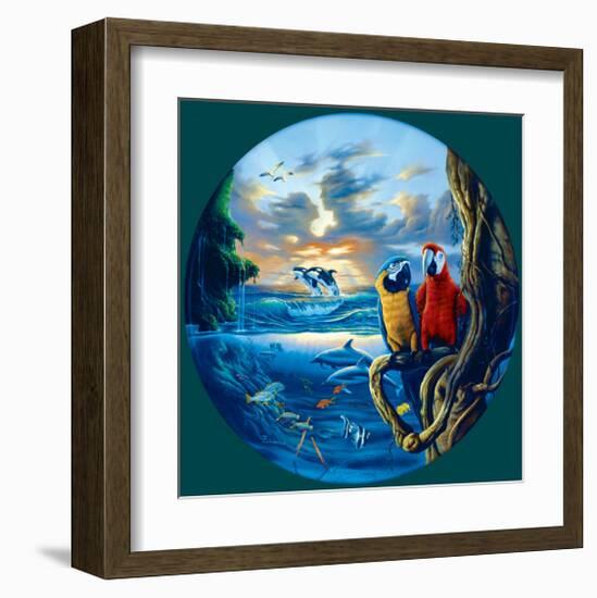 Paradise-Jim Warren-Framed Art Print