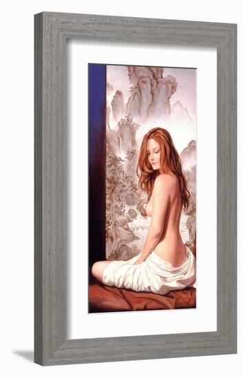 Paradise-Edson Campos-Framed Art Print