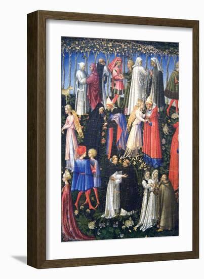 Paradise-Giovanni di Paolo-Framed Art Print