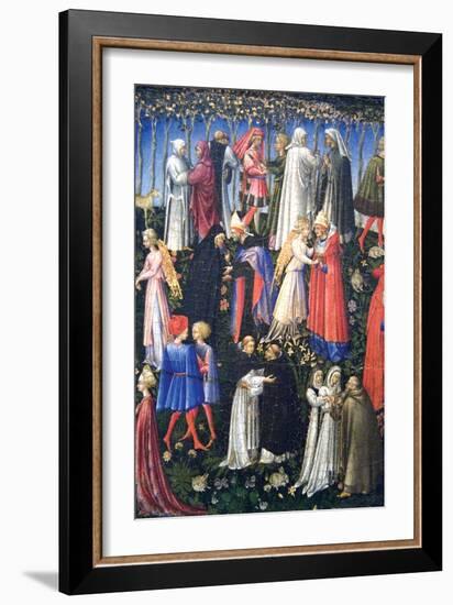 Paradise-Giovanni di Paolo-Framed Art Print