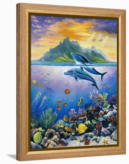 Paradise-John Zaccheo-Framed Premier Image Canvas