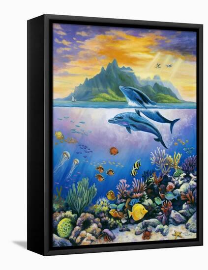 Paradise-John Zaccheo-Framed Premier Image Canvas