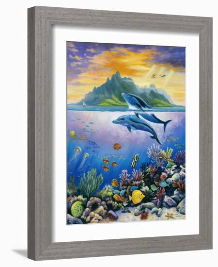 Paradise-John Zaccheo-Framed Giclee Print