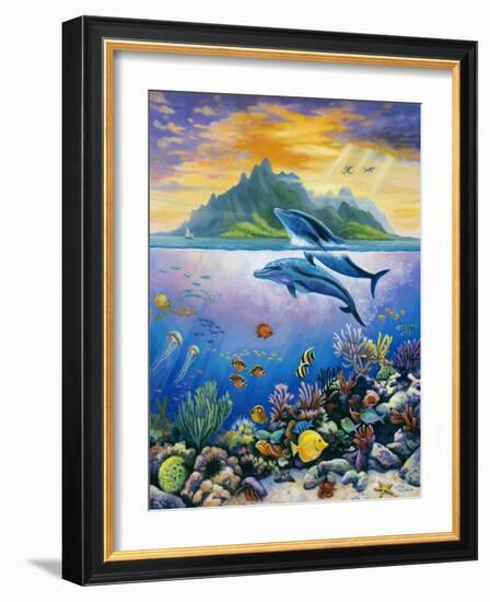 Paradise-John Zaccheo-Framed Giclee Print