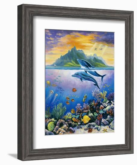 Paradise-John Zaccheo-Framed Giclee Print