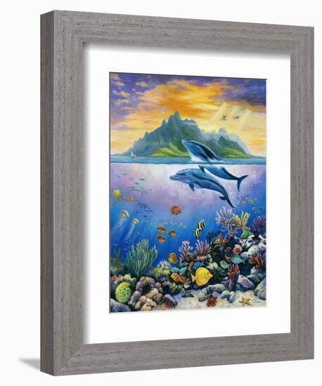 Paradise-John Zaccheo-Framed Giclee Print