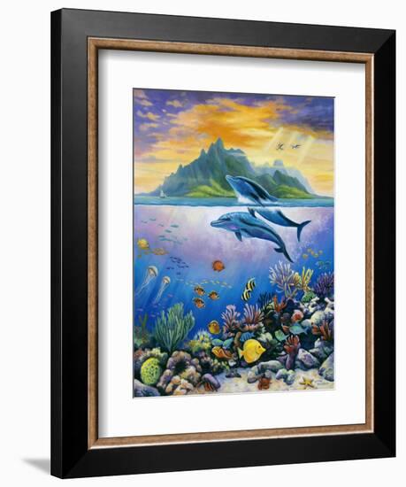 Paradise-John Zaccheo-Framed Giclee Print