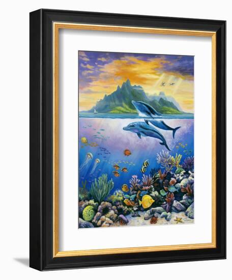 Paradise-John Zaccheo-Framed Giclee Print