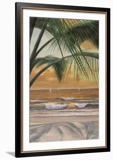 Paradiso Sunset-Diane Romanello-Framed Art Print