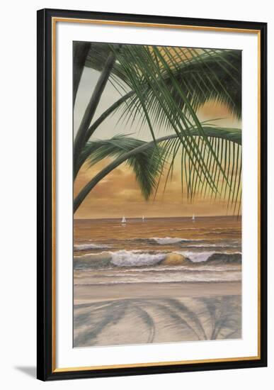 Paradiso Sunset-Diane Romanello-Framed Art Print