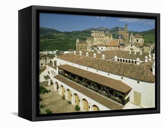 Parador and Monastery, Guadalupe, Caceres, Extremadura, Spain-Michael Busselle-Framed Premier Image Canvas