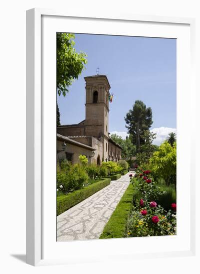 Parador at the Alhambra, Granada, Province of Granada, Andalusia, Spain-Michael Snell-Framed Photographic Print