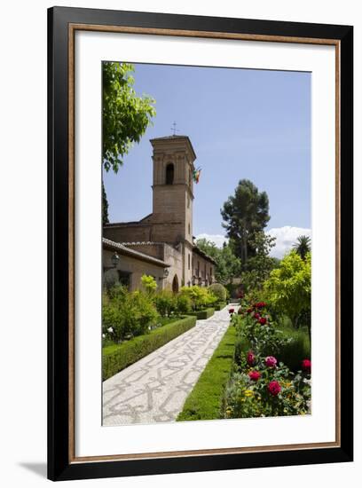 Parador at the Alhambra, Granada, Province of Granada, Andalusia, Spain-Michael Snell-Framed Photographic Print