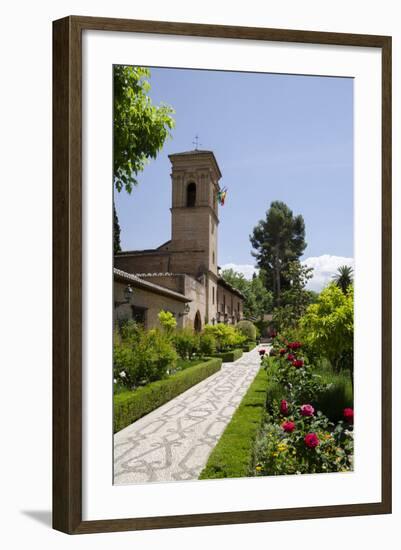 Parador at the Alhambra, Granada, Province of Granada, Andalusia, Spain-Michael Snell-Framed Photographic Print