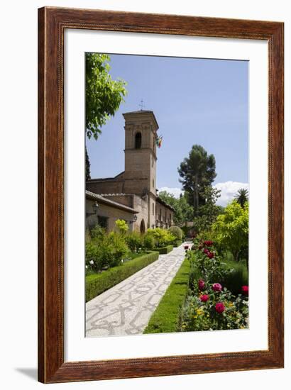 Parador at the Alhambra, Granada, Province of Granada, Andalusia, Spain-Michael Snell-Framed Photographic Print