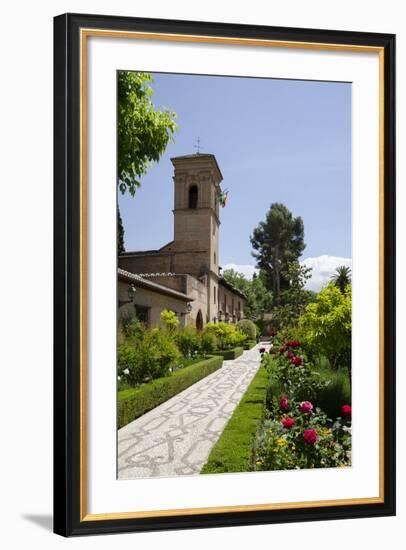 Parador at the Alhambra, Granada, Province of Granada, Andalusia, Spain-Michael Snell-Framed Photographic Print