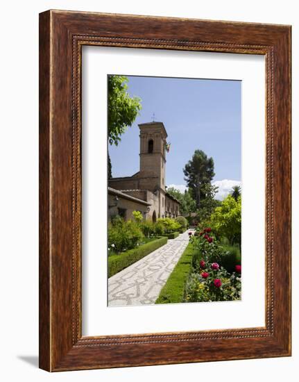 Parador at the Alhambra, Granada, Province of Granada, Andalusia, Spain-Michael Snell-Framed Photographic Print