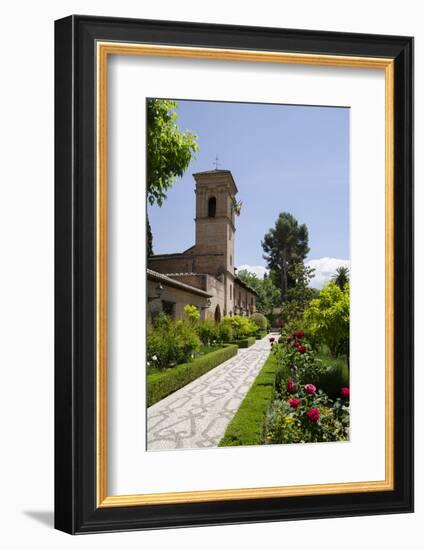 Parador at the Alhambra, Granada, Province of Granada, Andalusia, Spain-Michael Snell-Framed Photographic Print