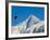 Paraglider and Aiguille du Midi, French Alps, Haute-Savoie, Chamonix, Mont Blanc, France-Walter Bibikow-Framed Photographic Print