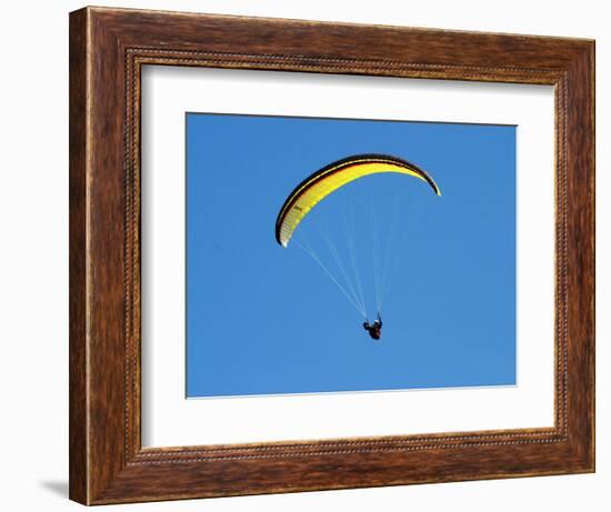 Paraglider, Bright, Victoria, Australia-David Wall-Framed Photographic Print