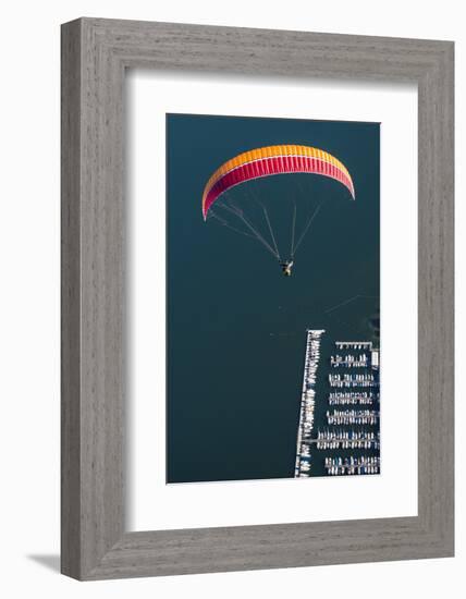 Paraglider, Flight, Paragliding, Enjoyment, Vacation-Frank Fleischmann-Framed Photographic Print