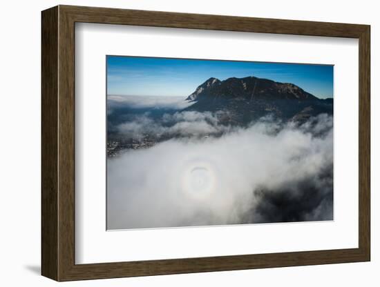 Paragliding About Garmisch-Partenkirchen, Autumn, Aerial Shots, Germany-Frank Fleischmann-Framed Photographic Print