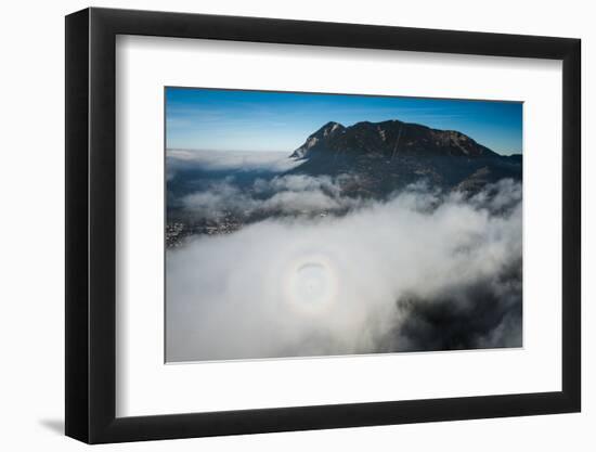 Paragliding About Garmisch-Partenkirchen, Autumn, Aerial Shots, Germany-Frank Fleischmann-Framed Photographic Print