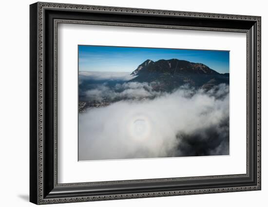 Paragliding About Garmisch-Partenkirchen, Autumn, Aerial Shots, Germany-Frank Fleischmann-Framed Photographic Print