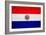 Paraguay Flag Design with Wood Patterning - Flags of the World Series-Philippe Hugonnard-Framed Art Print