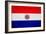 Paraguay Flag Design with Wood Patterning - Flags of the World Series-Philippe Hugonnard-Framed Art Print