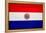 Paraguay Flag Design with Wood Patterning - Flags of the World Series-Philippe Hugonnard-Framed Stretched Canvas